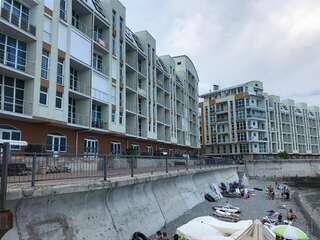 Апартаменты Наутилус Гурзуф Люкс с кроватью размера «king-size» и видом на море-14